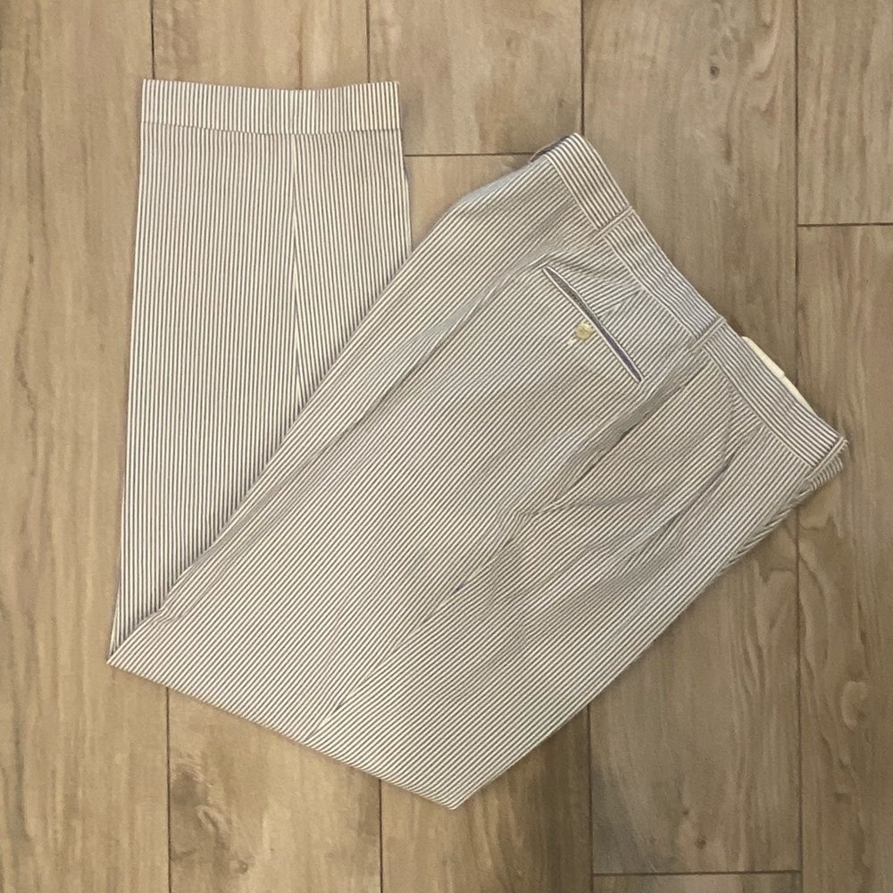 Polo Ralph Lauren Blue Seersucker Trousers
